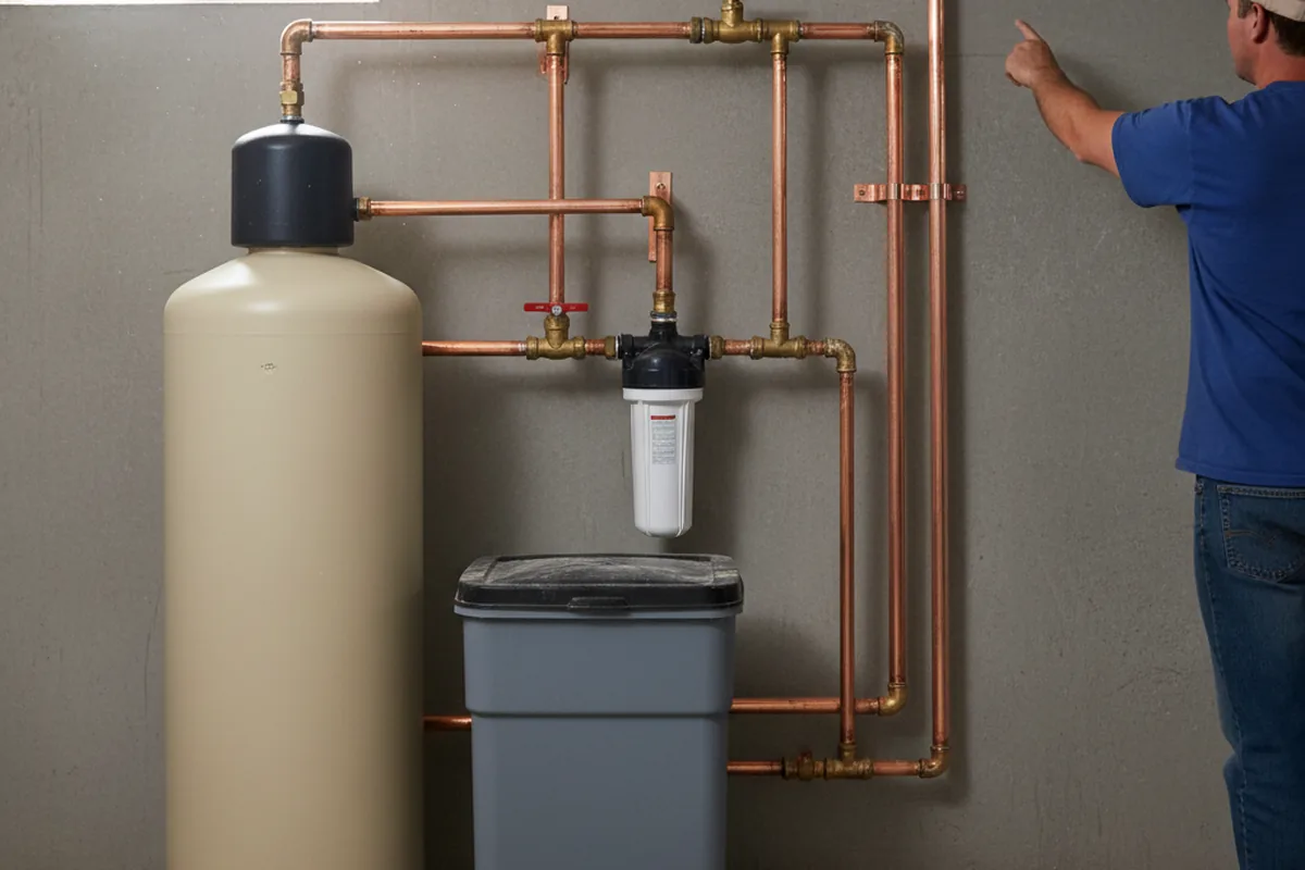 Whole-house water treatment system installed in Racine